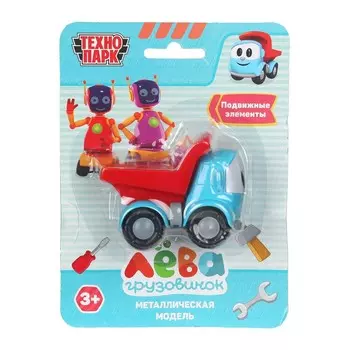 Машина металлическая Грузовичок Лева, Технопарк LEVA-7-BU-WOD