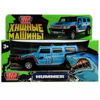 Машина металлическая HUMMER, Технопарк HUM2-12PRE-BU