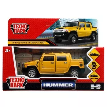 Машина металлическая HUMMER, Технопарк HUM2PICKUP-12-YE
