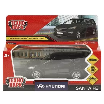 Машина металлическая HYUNDAI, Технопарк SANTAFE-12-BK