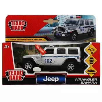 Машина металлическая JEEP, Технопарк SAHARA5D-12SLPOL-SR