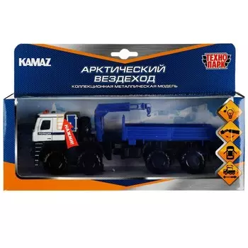 Машина металлическая KAMAZ, Технопарк KAMAZARC-18SLPOL-WH