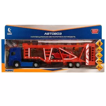 Машина металлическая KAMAZ, Технопарк KAMTRANSP-30-BUOG