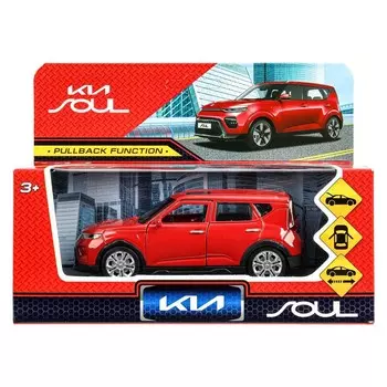 Машина металлическая KIA, - SOUL-12-RD