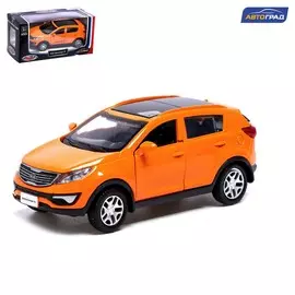 Машина металлическая kia sportage r, 1:39, инерция, открываются двери, цвет оранжевый