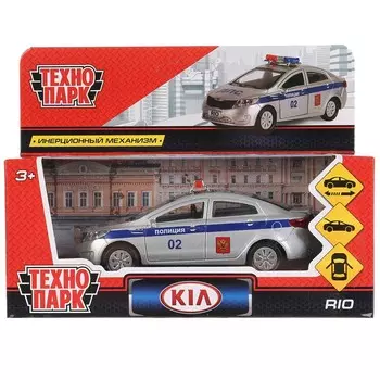 Машина металлическая KIA, Технопарк RIO-POLICE
