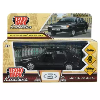 Машина металлическая LADA, Технопарк 2114-12-BK