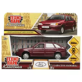 Машина металлическая LADA, Технопарк 2114-12-PRL