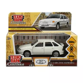 Машина металлическая LADA, Технопарк 2114-12-WH