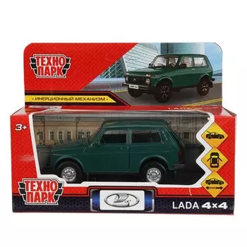 Машина металлическая LADA, Технопарк LADA4x4-12-GN