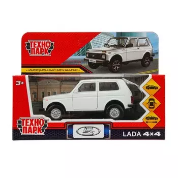 Машина металлическая LADA, Технопарк LADA4x4-12-WH