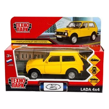 Машина металлическая LADA, Технопарк LADA4x4-12-YE