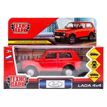 Машина металлическая LADA, Технопарк LADA4X4-RD