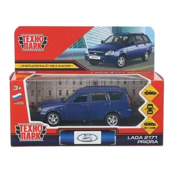 Машина металлическая LADA, Технопарк PRIORAWAG-12-BU