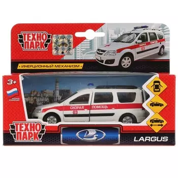 Машина металлическая LADA, Технопарк SB-16-47-A-WB