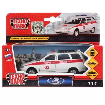 Машина металлическая LADA, Технопарк SB-16-67-A-WB