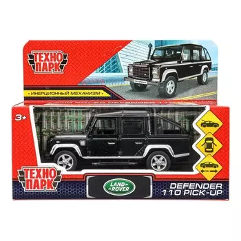 Машина металлическая LAND ROVER, Технопарк DEFPICKUP-12-BK