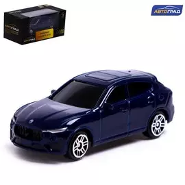 Машина металлическая maserati levante gts, 1:64, цвет синий