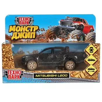 Машина металлическая MITSUBISHI, Технопарк L200-12MUD-BK