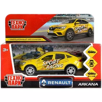 Машина металлическая RENAULT, Технопарк ARKANA-12SRT-YE