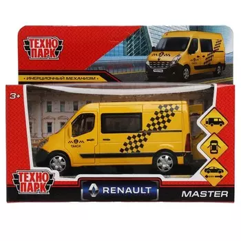 Машина металлическая RENAULT, Технопарк MASTER-14TAX-YE