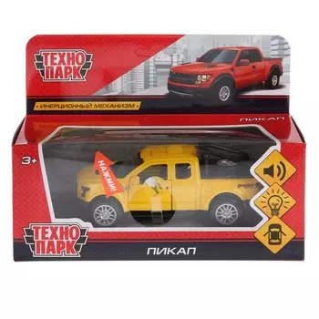 Машина металлическая с функциями "свет" или "звук" Технопарк FY6108-SL