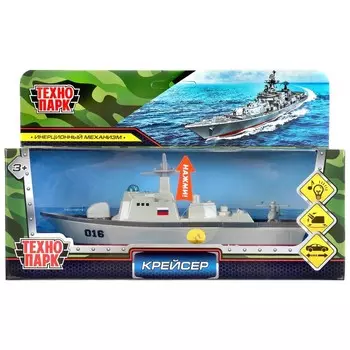 Машина металлическая с функциями "свет" или "звук" Технопарк FY016-18SLMIL-GY