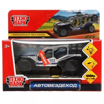 Машина металлическая с функциями "свет" или "звук" Технопарк CHAB-12SLPOL-ARMSR