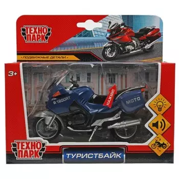 Машина металлическая с функциями "свет" или "звук" Технопарк 586856-R