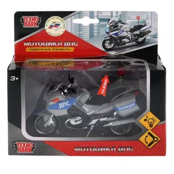 Машина металлическая с функциями "свет" или "звук" Технопарк 586856-R1