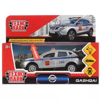 Машина металлическая с функциями "свет" или "звук" NISSAN, Технопарк QASHQAI-P-SL