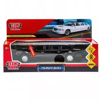 Машина металлическая с функциями "свет" или "звук" Технопарк LIMO80208-18SL-MIX