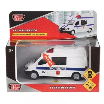 Машина металлическая с функциями "свет" или "звук" Технопарк FY5058-S