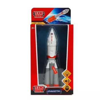 Машина металлическая с функциями "свет" или "звук" Технопарк ROCKET-18SL-WHOG