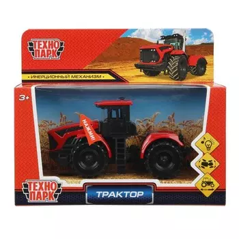 Машина металлическая с функциями "свет" или "звук" Технопарк KIROVETS7K-11SL-RD