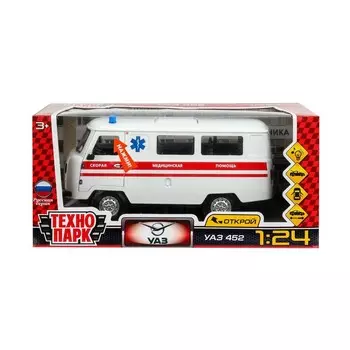 Машина металлическая с функциями "свет" или "звук" UAZ, Технопарк FY2418S