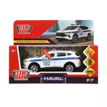 Машина металлическая с функциями "свет" или "звук" Технопарк F7-12SLPOL-WH