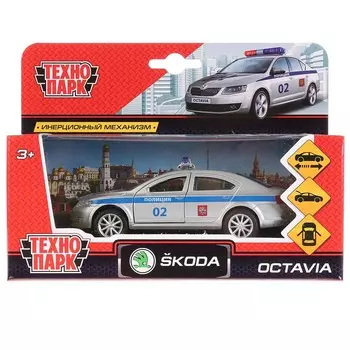 Машина металлическая SKODA, Технопарк OCTAVIA-P