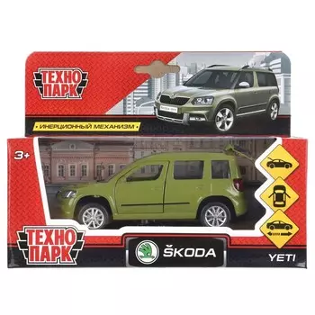 Машина металлическая SKODA, Технопарк YETI-GN