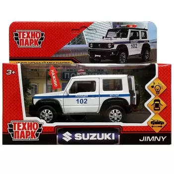 Машина металлическая SUZUKI, Технопарк JIMNY-12SLPOL-WH