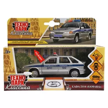 Машина металлическая Технопарк 2114-12SLPOL-SR