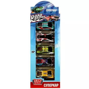 Машина металлическая Технопарк RR-SET-182-R