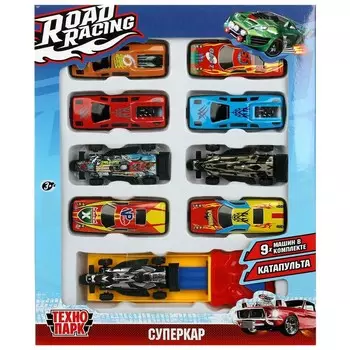 Машина металлическая Технопарк RR-SET-244-R