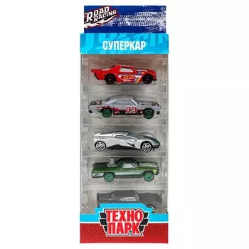 Машина металлическая Технопарк RR-SET-419-R