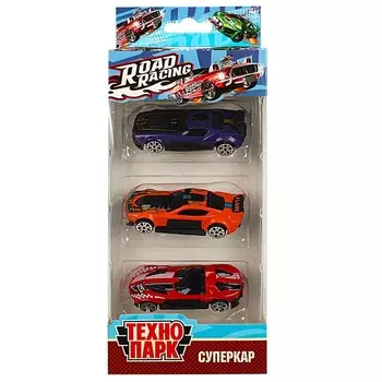 Машина металлическая Технопарк RR-SET-80533-F-R