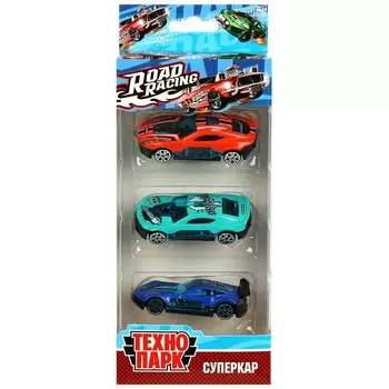 Машина металлическая Технопарк RR-SET-80533-G-R