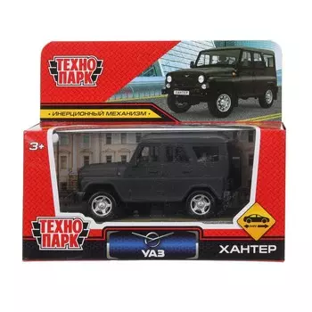 Машина металлическая UAZ, Технопарк HUNTER-11-MATBK