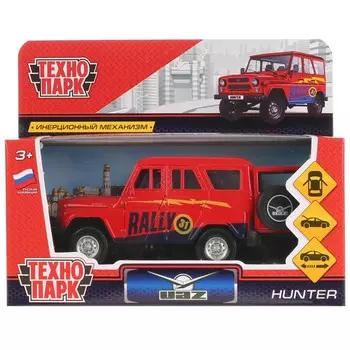 Машина металлическая UAZ, Технопарк HUNTER-S