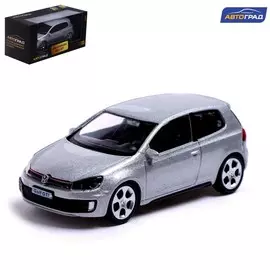 Машина металлическая volkswagen golf gti, 1:43, цвет серебряный