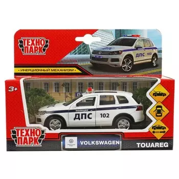 Машина металлическая VOLKSWAGEN, Технопарк TOUAREG-12POL-WH